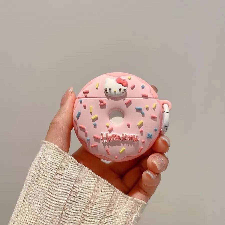 Hello Kitty Donut Airpods Case-GRIP grip