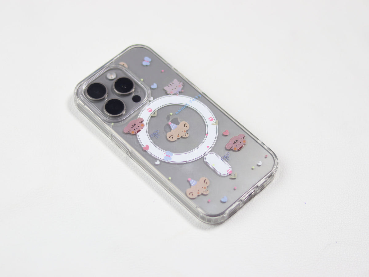 Bear Magnetic Phone Case-Grip grip