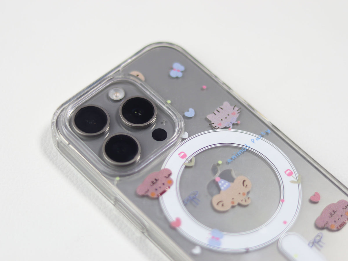 Bear Magnetic Phone Case-Grip grip