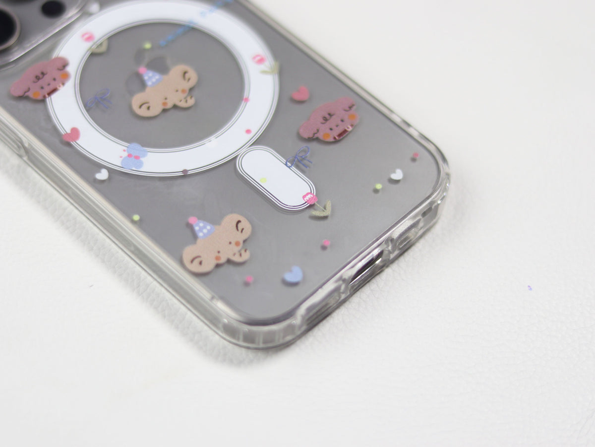 Bear Magnetic Phone Case-Grip grip