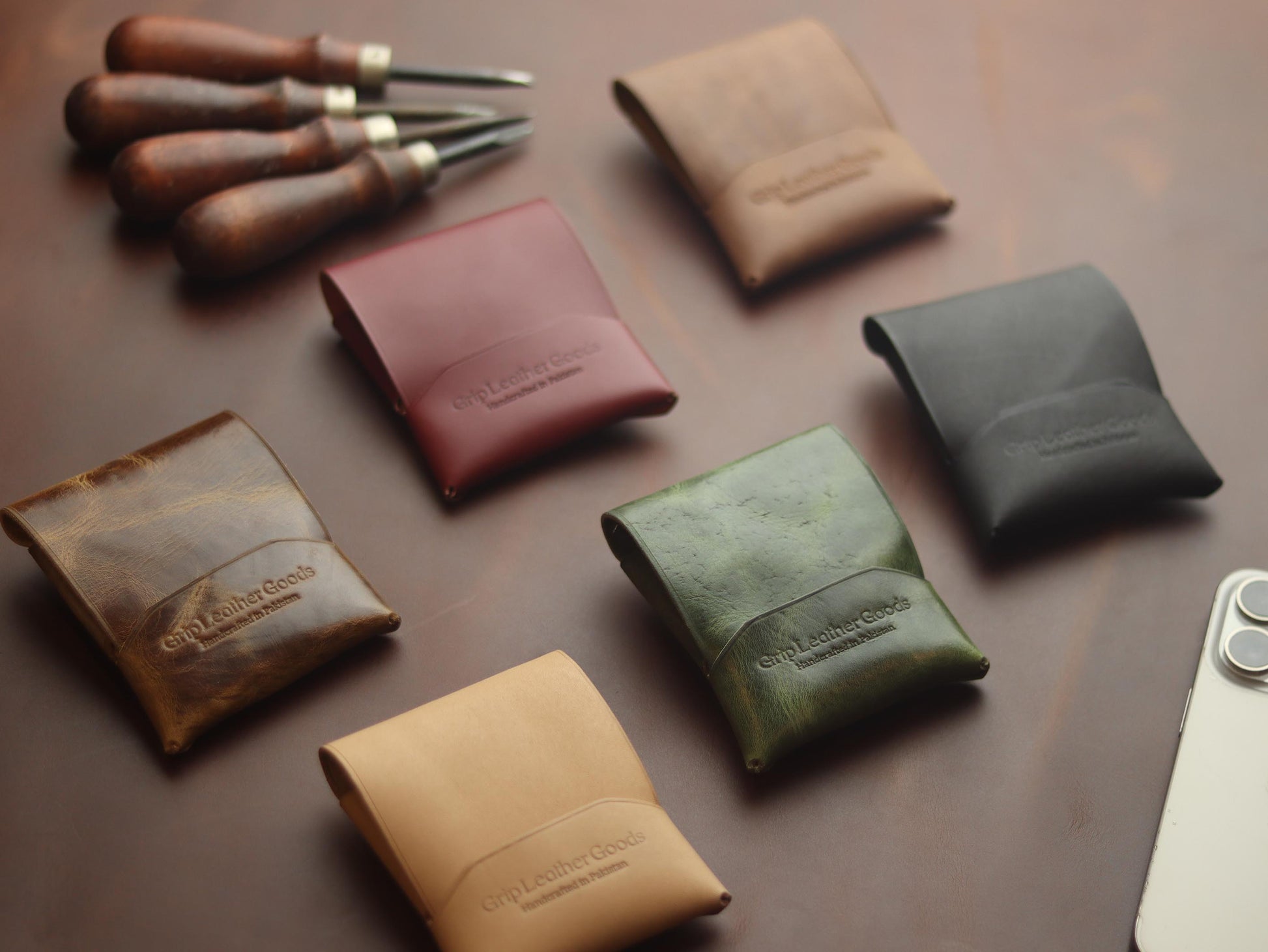 Trevon -BLACK GRIP LEATHER GOODS