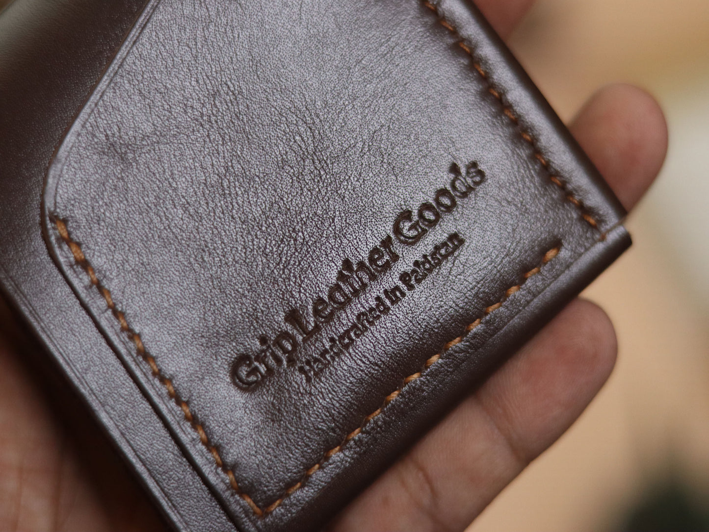 CARVES MINI SMART WALLET DARK  BROWN