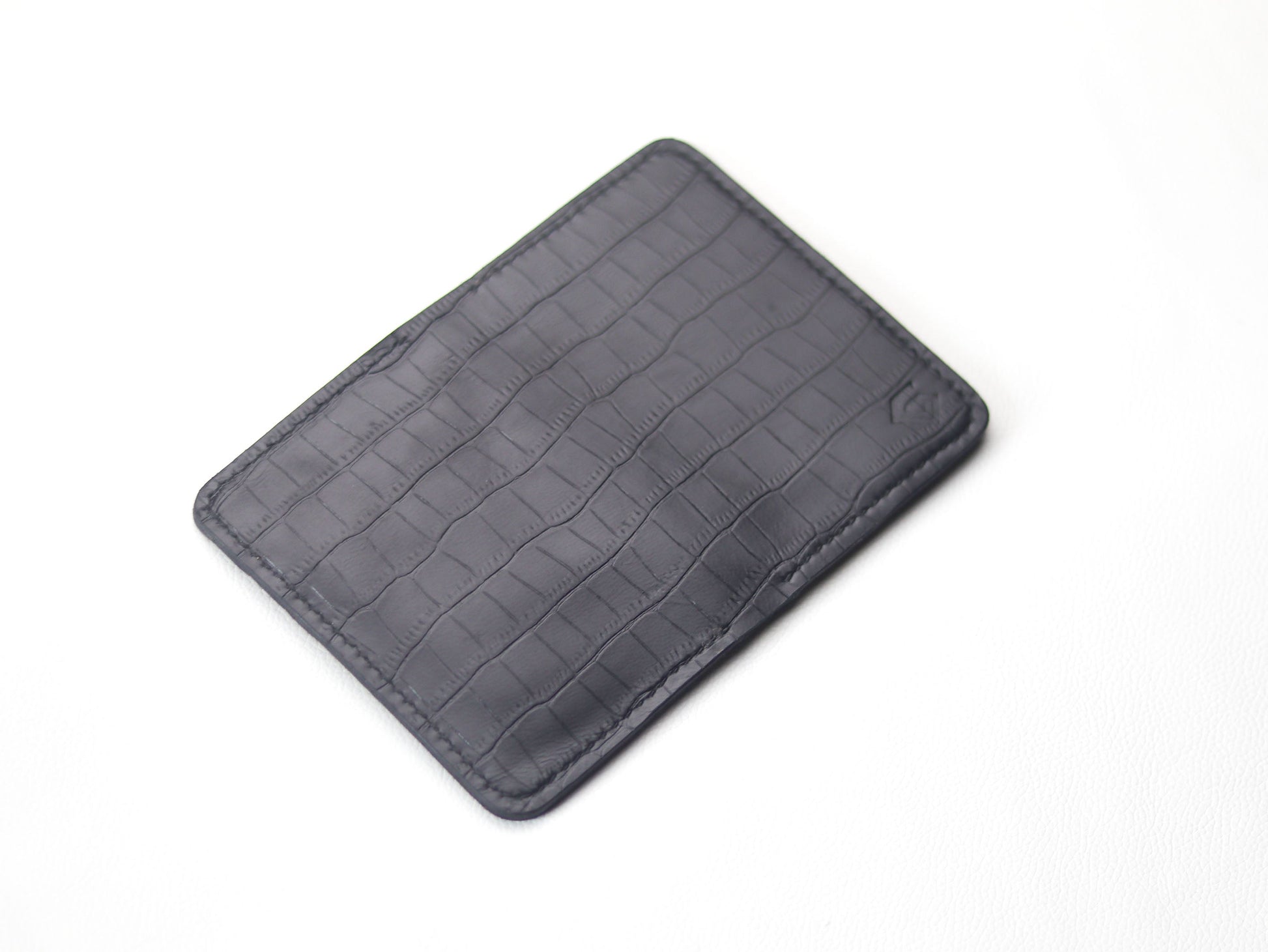 BI-FOLD SNAP WALLET BROWN AND BLACK GRIP LEATHER GOODS