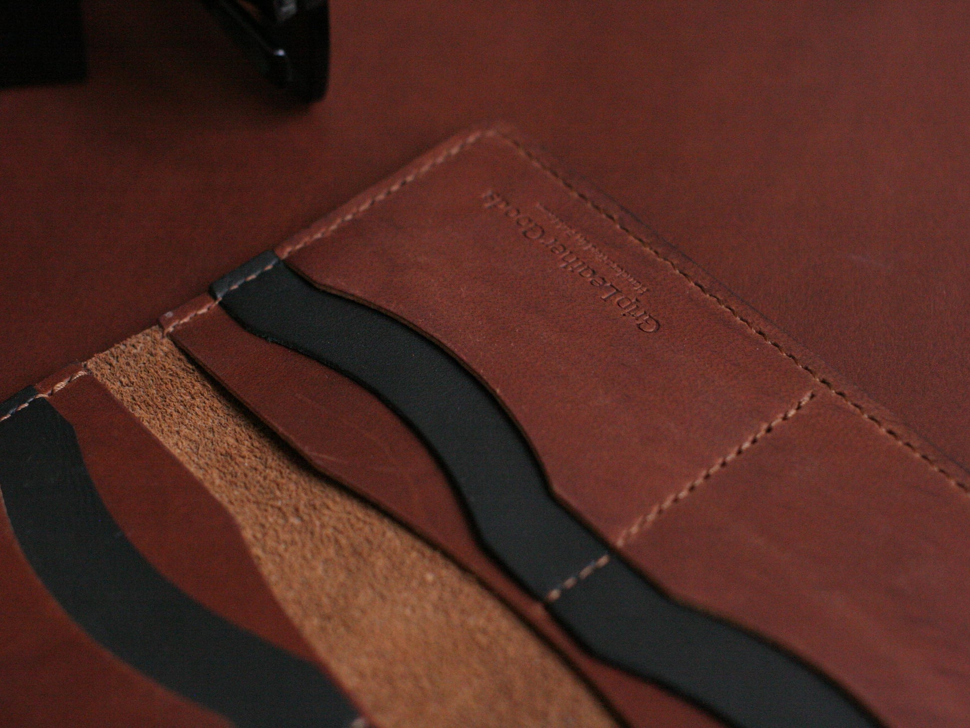 Men's Leather Long Wallet tawny brown GRIP LEATHER GOODS