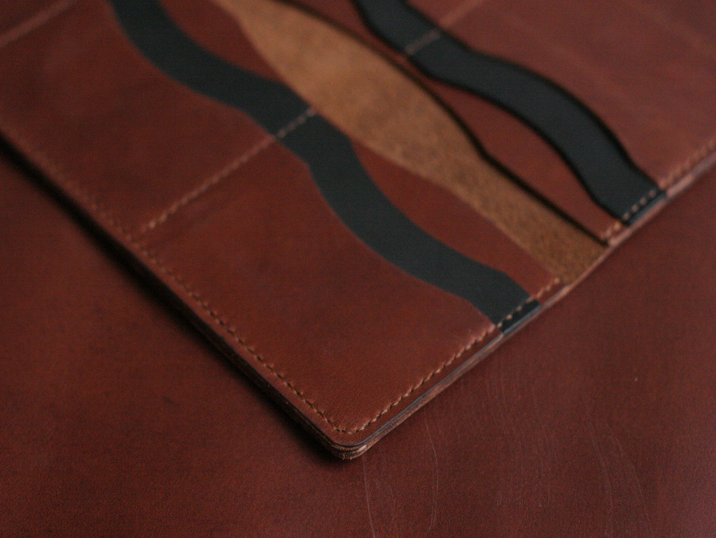 Men's Leather Long Wallet tawny brown GRIP LEATHER GOODS
