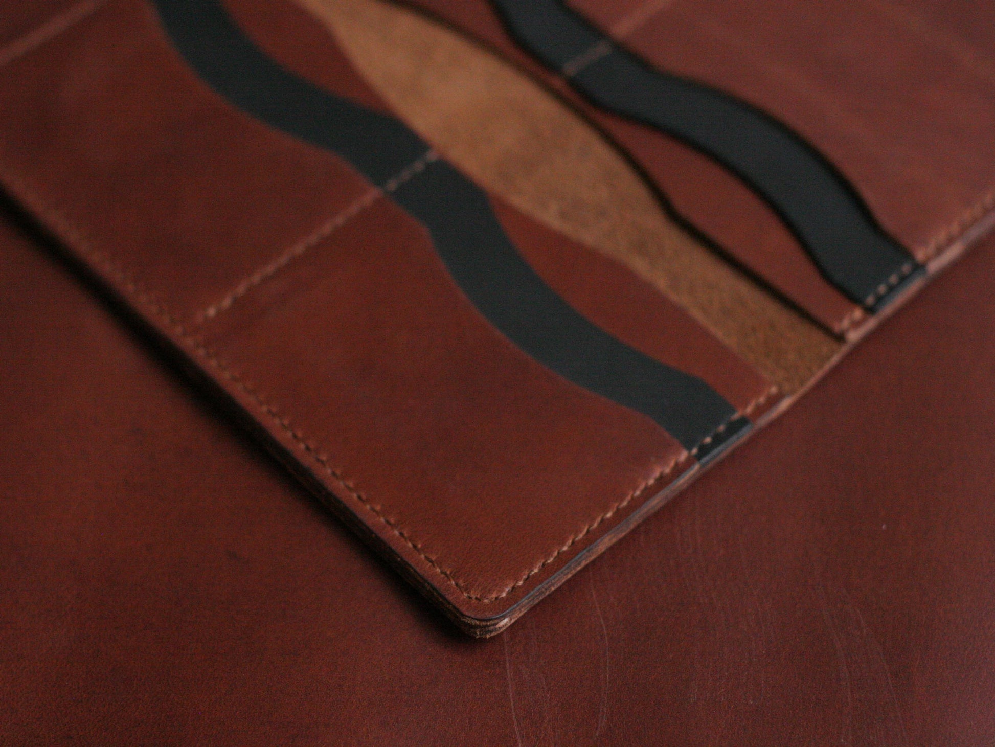 Men's Leather Long Wallet tawny brown GRIP LEATHER GOODS
