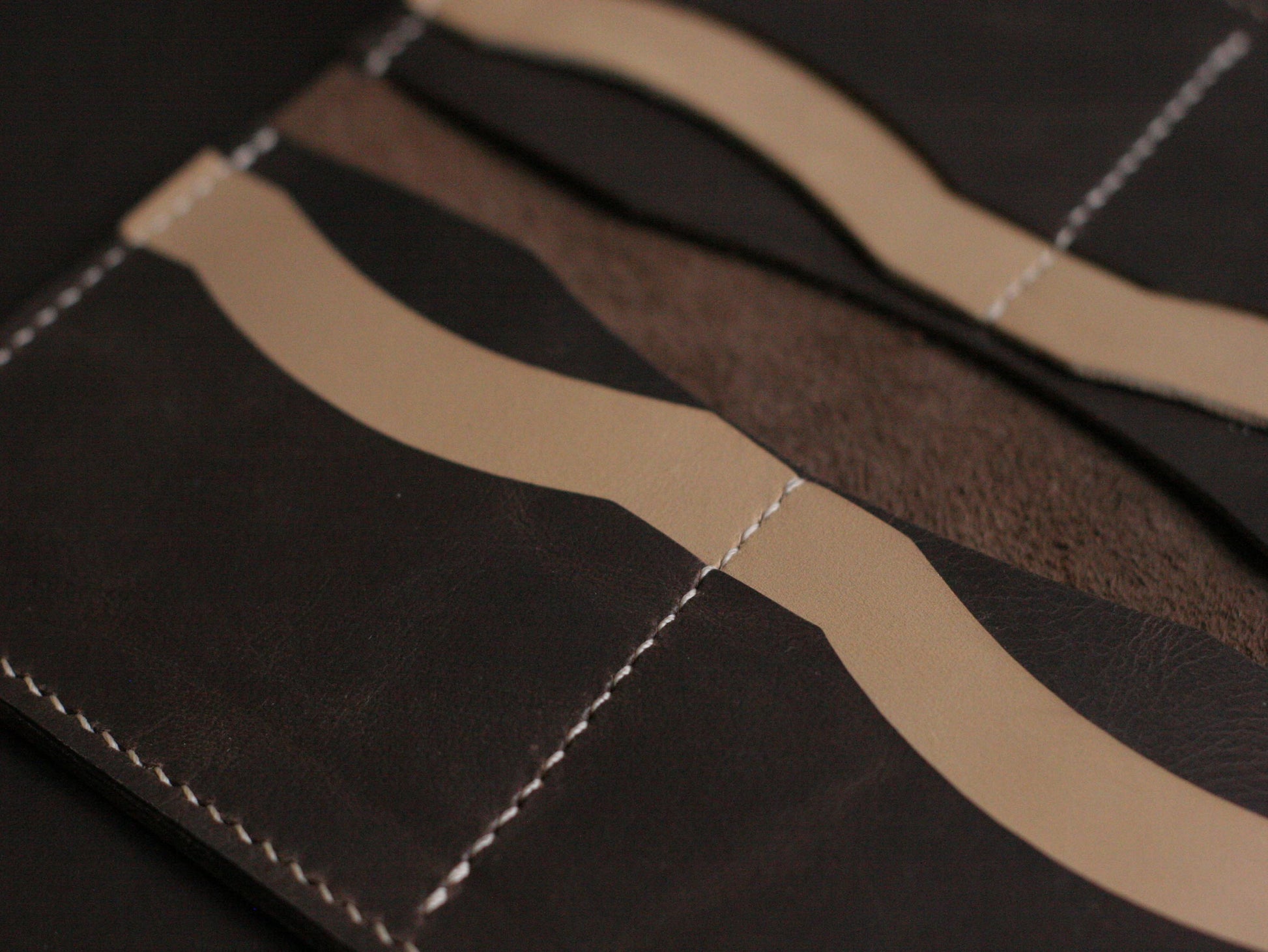 Men's Leather Long Wallet  Cedar Brown GRIP LEATHER GOODS