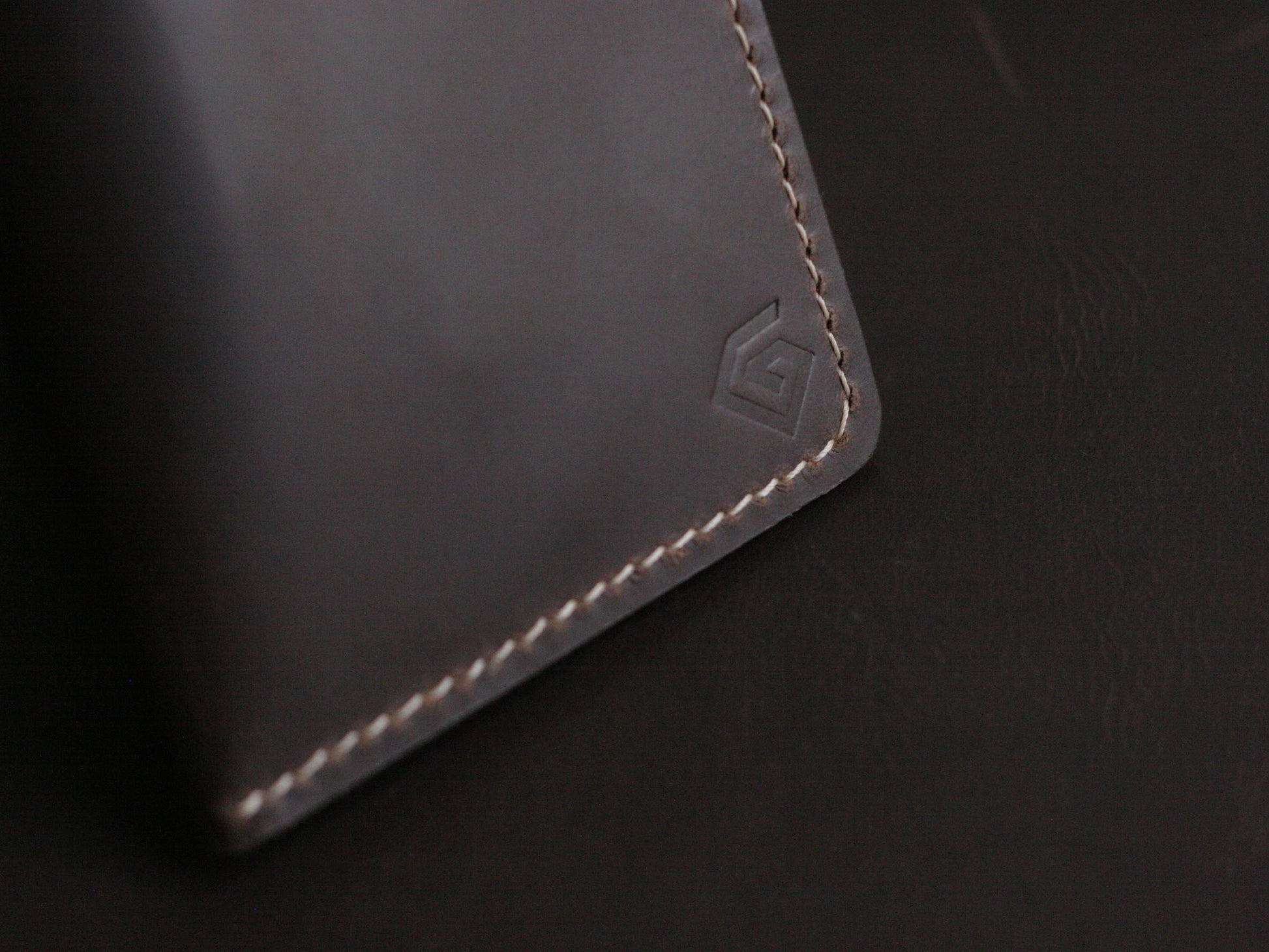 Men's Leather Long Wallet  Cedar Brown GRIP LEATHER GOODS